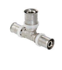 Тройник латунный пресс VALTEC 20 * 20 * 16 VTm.231.N.202016