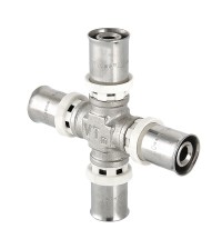 Крестовина латунная пресс VALTEC 20 * 16 * 20 * 16 VTm.241.N.201620