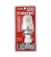 Комплект VALTEC клапан термостатический прямой 1/2
