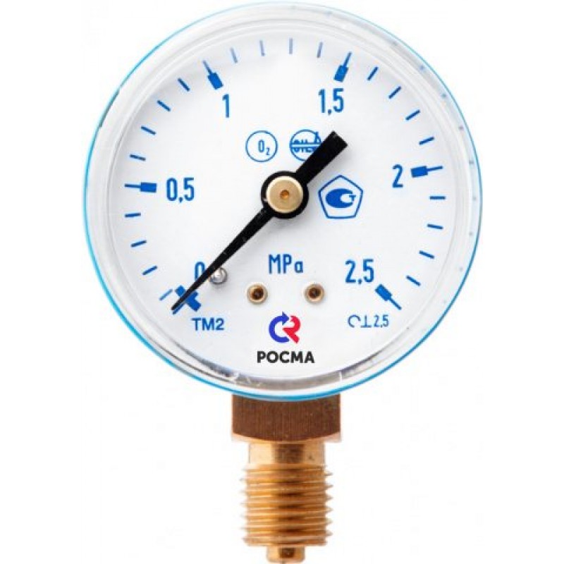 Купить Манометр Росма ТМ-210Р.00 0-2,5MPa M12x1,5.2,5. кислород оптом и ...
