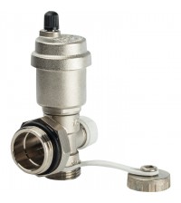 Регулируемый концевой фитинг STOUT с дренажным вентилем , автоматический воздухоотводчик 1