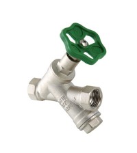 Вентиль VALTEC прямоточный запорно-регулировочный с косым фильтром 3/4