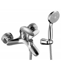 Смеситель для ванны с душевым гарнитуром Lemark LINARA однорычажный LM0414C