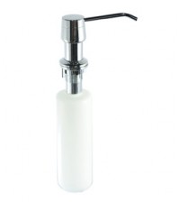 Дозатор для жидкого мыла Rossinka хром/белый AC-22P