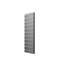 Радиатор биметаллический Royal Thermo 500 18 секций Pianoforte Tower боковое подключение Silver Satin НС-1176348