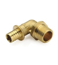 Угольник латунный аксиальный PRO AQUA 16 * 1/2