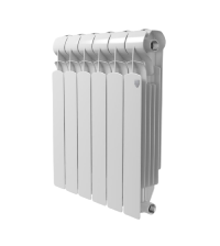 Радиатор биметаллический Royal Thermo 500 12 секций INDIGO SUPER+ боковое подключение НС-1274312