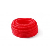 Труба гофрированная ПНД PRO AQUA FLEXI GUARD 28 мм для труб DN20 красная PECP2820R