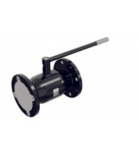 Кран шаровой стальной ст 20 ALSO DN100 PN25 фланцевый КШ.Ф.100.25-01 неполнопроходной