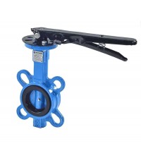 Затвор чугунный Benarmo Ду65 Ру16 межфланцевый с рукояткой диск чугун EPDM Рус 109-2449