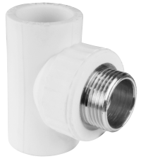 Тройник комбинированный полипропиленовый Valfex PRO DN20 * 1/2