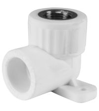 Угольник с креплением полипропиленовый Valfex PRO DN20 * 1/2