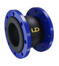 Компенсатор резиновый LD DN125 PN16 антивибрационный фланцевый LD.КФР.125.16