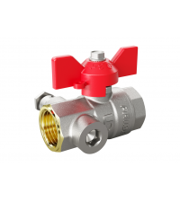 Кран шаровой латунный LD Pride DN15 1/2