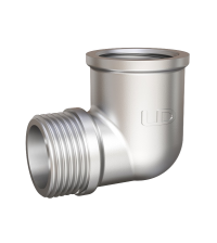 Угольник латунный никелированный LD DN15 1/2