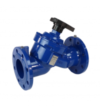 Клапан балансировочный чугунный ручной фланцевый Benarmo с ниппелями  Ду65 Ру16