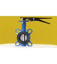 Затвор чугунный FORS Ду125 Ру16 межфланц. диск чугун+никель EPDM