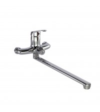 Смесители для душа МИРАЖ однорычажный с изливом 300мм и лейкой, кардридж 35мм, хром 101